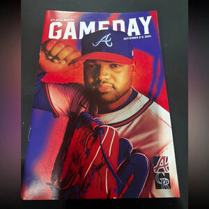 Atlanta Braves Game Day Program 2024 Sep 3-5